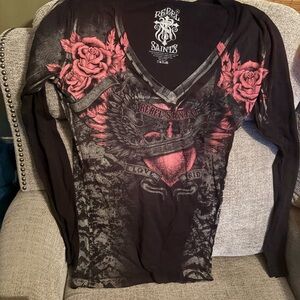 Rebel Saints black with great design